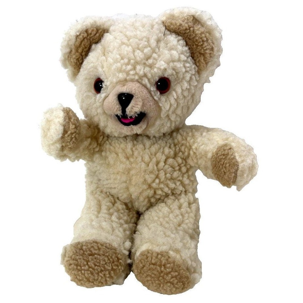 Vintage 1986 Snuggle Bear Plush Stuffed Animal Russ Lever Brothers Teddy‎ 10"
